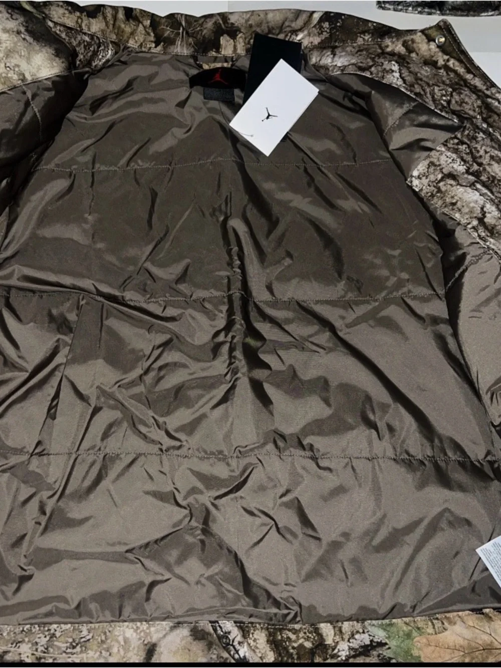 XL-tall Jordan Men's Camouflage Field Jacket -‎ Brown/Green